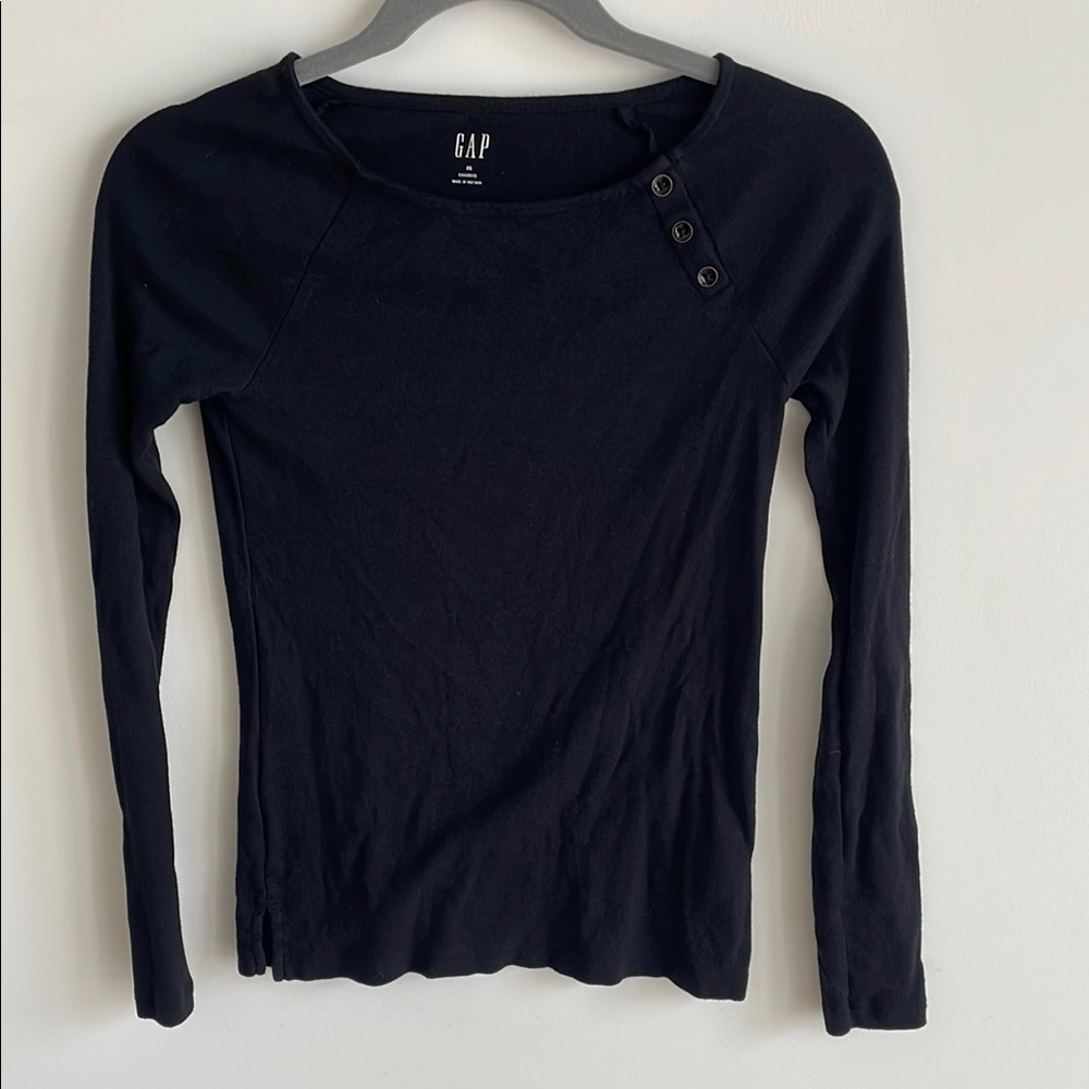 GAP Black Long Sleeve Shirt